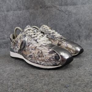 eCollection Shoes Womens 8 Fashion Sneakers Trainers Casual Active Lace Metallic